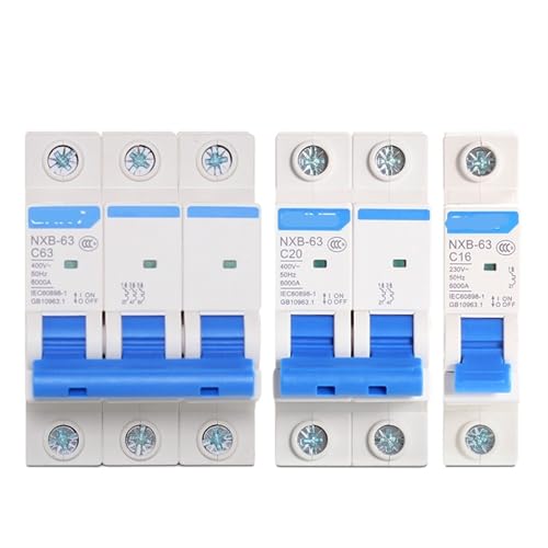 Mini disjoncteur NXB-63 DZ47 1p 2p 3p 4p mcb maison tableau electrique rail din