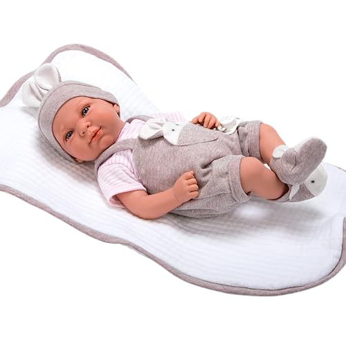ARIAS Elegance LALL 40 CM EDUR Liliowy C/Koc (Lalka z wagą)