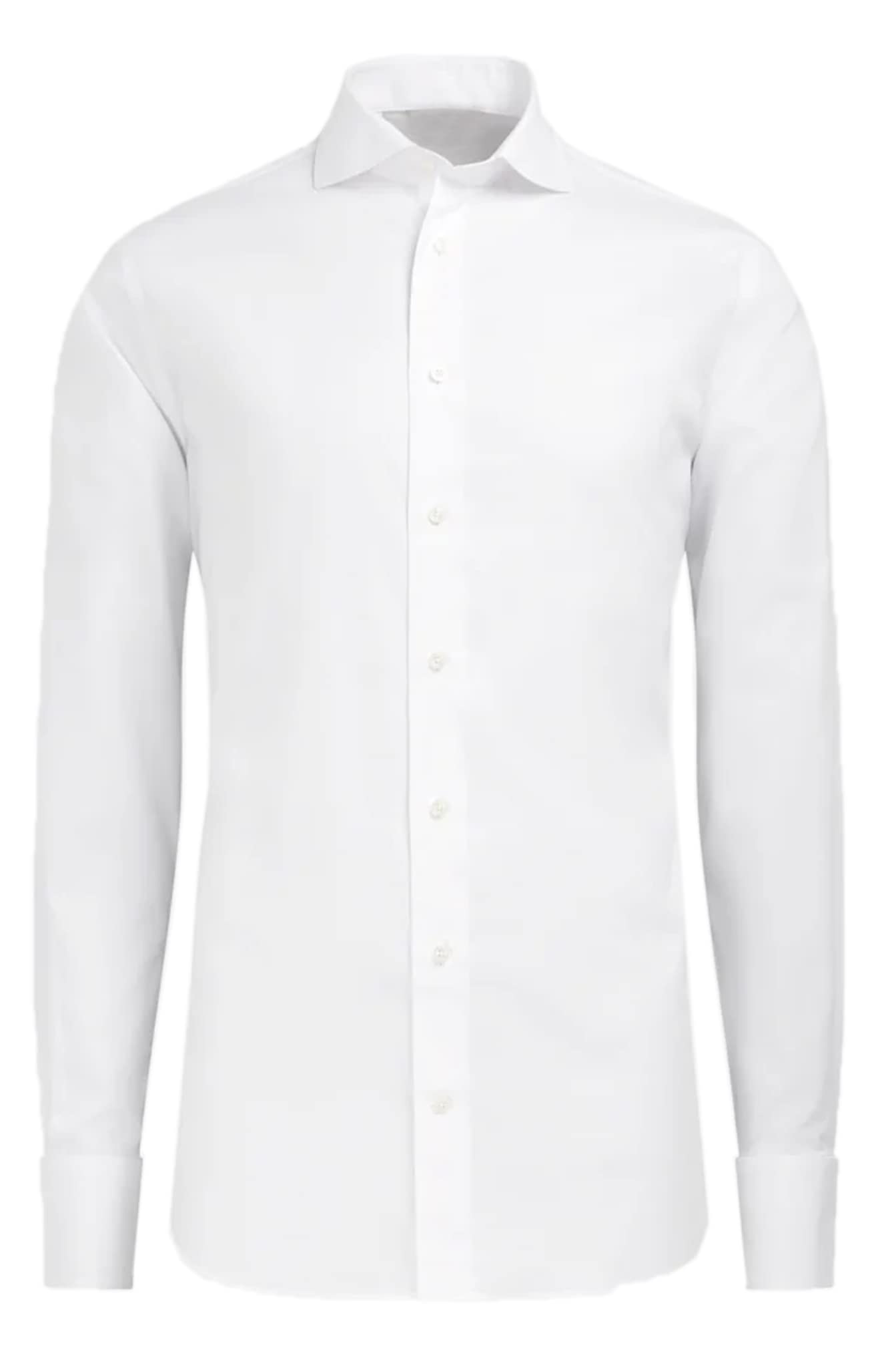 Ciabalù Camicia Uomo Slim Fit Elegante Sartoriale Made in Italy Classica da Abito Collo Francese