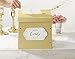 Kate Aspen Collapsible Greeting Card Envelope Box, 10.2W x 10.2D x 10.2H, Gold Shimmer