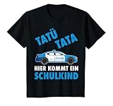 Kinder Schule Einschulung Schulkind 2022 Polizei Schultüte Junge T-Shirt