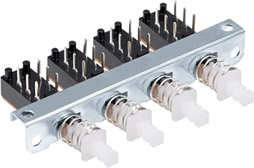 Interrupteur bouton-poussoir type piano pour rénovation appareil