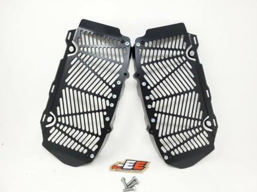 Best Connections Enduro Engineering Custom Black Radiator Guards Billet for 16-21 KTM/Husqvarna, 12-1116