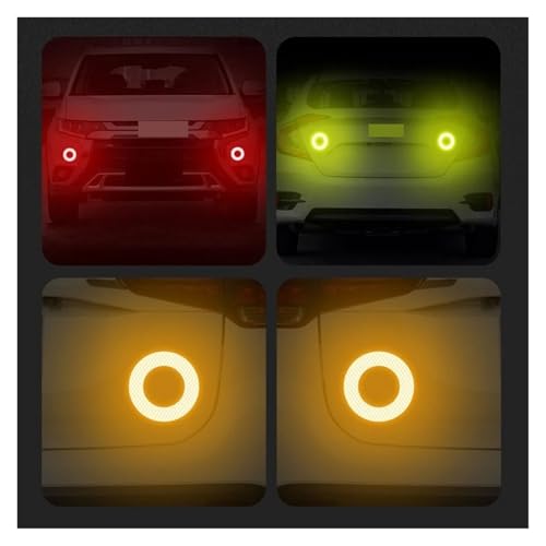 Pegatina ojo ángel para coche y tiras reflectantes protectoras de seguridad 3