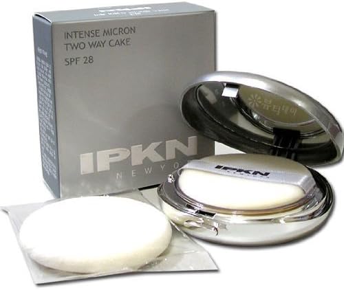 Korean Cosmetics_IPKN Intense Micron Two Way Cake (spf 28, pa++)_No.23 natural beige_14g by IPKN
