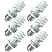 Replacement for Sylvania 26927, CF13EL/MICRO/835, 13 Watt, Mini Spiral Compact Fluorescent Light Bulb (6 Pack)