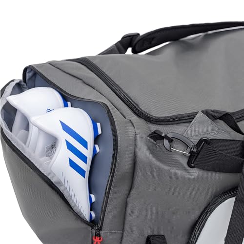 Silverfin Lacrosse Bag |With 2 Stick Holders & Multi Pockets for All of Your Lacrosse Equipment |Use as a Backpack or Duffel Bag| Lacrosse Gear Bag for Boys, Youth, Men With Adjustable Shoulder Straps - Thumbnail 5