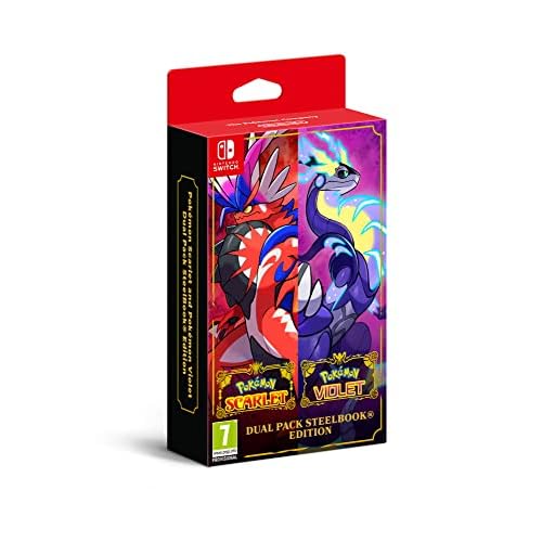 Nintendo Pokémon Scarlet and Pokémon Violet Dual Pack SteelBook Edition