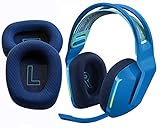 V-MOTA Almohadillas compatibles con Logitech G733 Lightspeed KDA Stereo PC Xbox PS4 Gaming Auriculares, almohadillas de repuesto para reparación (azul)