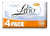 ( 4 PACK ) Lirio Neutral Soap, Jabon Neutro Lirio 150 g ea. / 5.29 oz Bath Soap for daily use, Jabon de Tocador