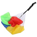 HERCHR Resistances Parachute for Speed Training Kids, Children Speed Training Parachute Resistances Training Umbrella for Runner, Football, Soccer Drilling