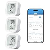 Govee WiFi Thermometer Hygrometer H5103 with Electronic Ink Display 3 Pack