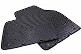2-teilig, Druckknopf Original Volkswagen VW Ersatzteile Golf 5 Plus Original Gummi Fußmatten, vorn