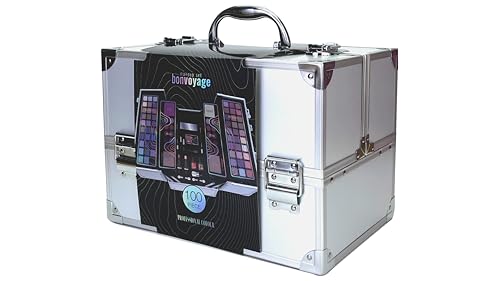 bonvoyage, Kit Maquillaje Mujer, con Sombras de Ojos, Colorete, Pintalabios, Máscaras de Pestañas, Set de Manicura y Pedicura, Brochas de Maquillaje y Más - imagen 2