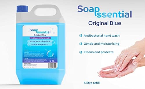 MediSelf Original Blue Antibacterial Hand Wash 2 x 5 Litre Bulk Buy Soap Refill