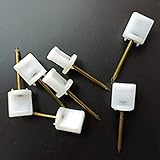 ZZYB Tiro al Arco Dianas Nail Pins Material de Acero al Manganeso para Objetivo de Tiro de Caza Profesional (Blanco)