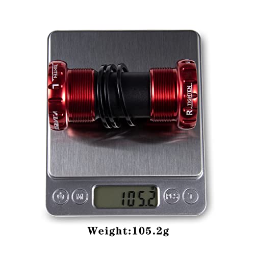 Viaron Bike Bottom Bracket 68-73Mm Threaded Type Crankset Bearing Bb91 Bc1.37 * 24T Suitable For Mountain Bike Road Bike Folding Bike (Black) #TOP5