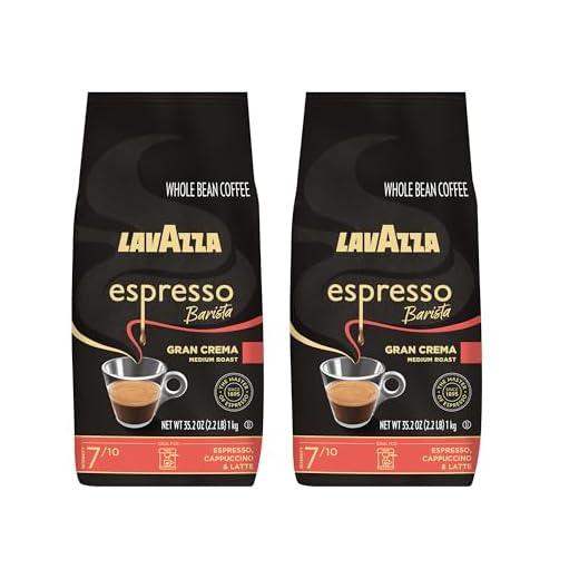 Lavazza Gran Crema Espresso, 2.2-Pound - Pack of 2 (Packaging May Vary)