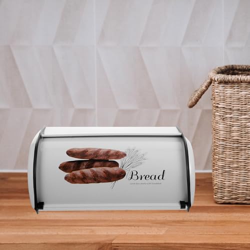 Boîte en fer blanc vintage pour rangement de cuisine
