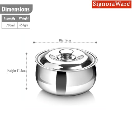 Image of SignoraWare Hot Delight Steel Casserole Dish Washer Safe (700ml)
