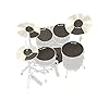 Vic Firth Rock Mute Pack 12, 13, 16, 14, 22, Mute Pads and 3x Cymbal Pads #2
