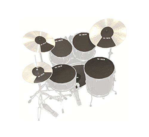 Vic Firth Drum Mute Prepack With Mutes Sized 12, 13, 14, 16, 22", Hi-Hat & 2 Cymbal Mutes #TOP2