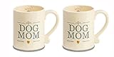 Grasslands Road Dog Mom Ceramic Coffee Mug Cup Woof Animal Pet Lover Gift, 1 Count (Pack of 1), Silver