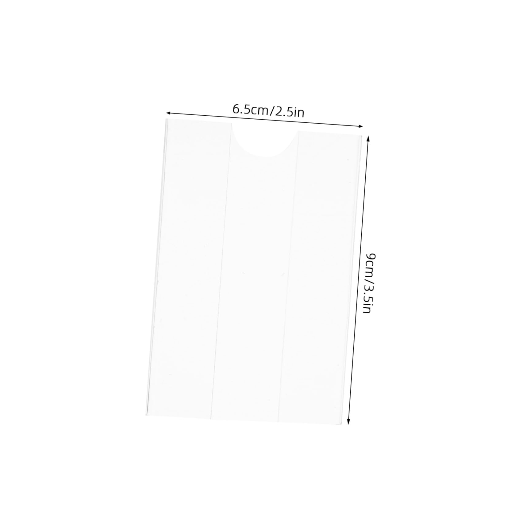 Hemobllo 30 Stück Acryl Preisschildhalter Transparent Einfache Montage Praktischer Preisanzeigehalter für Supermarkt und Büro Regal Preisschilder Aufsteller