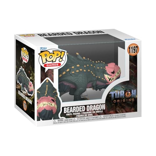 Funko Pop! Games: Turok - Bearded Dragon - Figura de Vinilo Coleccionable - Idea de Regalo - Mercancía Oficial - Juguetes para niños y Adultos - Figura Modelo para coleccionistas y exhibición