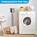 Sunenlyst Washing Machine Drain Hose, Universal Dishwasher Drain Hose Extension Kits, 6.5 Feet Flexible Washer Drain Hose Washer Hose, Portable Discharge Washer Hoses with 1 U-Bend Holder 2 Hose Clamp