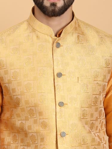 Image of Ethluxis Men Kurta Pyjama Jacket Set