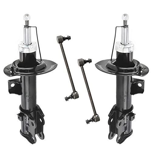 Image of Detroit Axle - Front Bare Struts Assembly Sway Bar Links Replacement for 2014 2015 2016 Kia Forte Koup Forte5-4pc Set