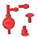 CIYODO 3 Valves Pipette Filler Bulb Laboratory Quantitative Pipette Filler for Precise Liquid Transfer Labs Industrial and Agricultural