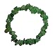 Promotion *(Buy 2 Get 1 Free) 1 Natural Healing Crystal Green Aventurine Chip Gemstone 7" Stretch Bracelet