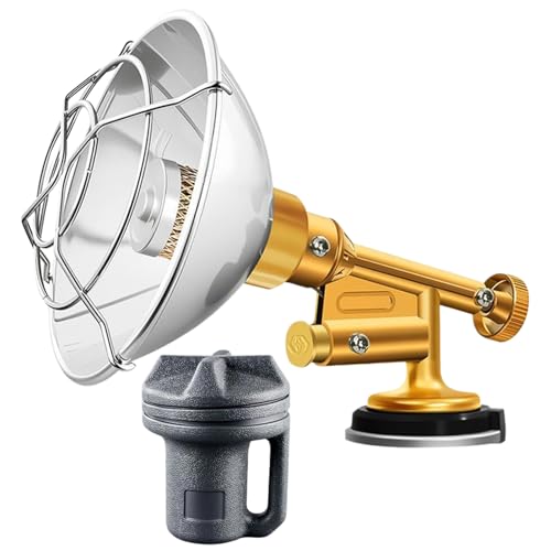 Zunetsutock - Riscaldatore da terrazza senza fili da campeggio, compatto, portatile, con forte potenza termica per interni ed esterni, per officina, garage, terrazza, giardino, cantiere, escursionismo