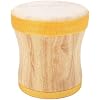 طبل اليد ، طبول اليد للبالغين مع طبل Sheepskin الطبل أعلى Bongos للبالغين للعروض والحفلات والمهرجانات الموسيقية (أصفر)