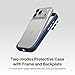 RhinoShield Phone Case Compatible with iPhone 17 Pro | Mod NX - Modular Protective Bumper Case Without Backplate, Slim Design, Shockproof with Military Grade Drop Protection - Navy Blue
