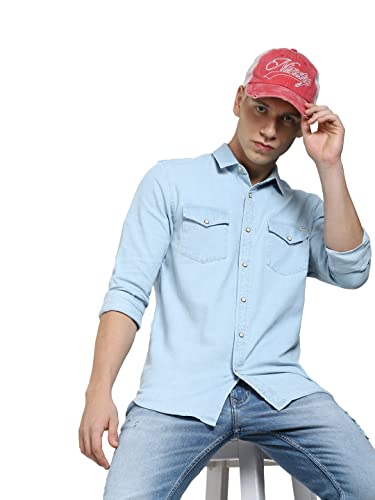 Image of Jack & Jones Men's Slim Fit Casual Cotton Shirt