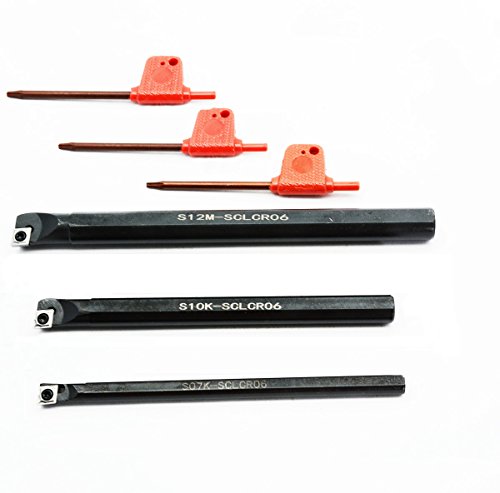 Juego de portaherramientas y inserts para torno CNC miniatura 5