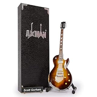 Axman Scott Gorham (Thin Lizzy) Réplique de guitare miniature – Cadeaux musicaux – Échelle 1/4 faite à la main - Les Beatles, Paul McCartney, John Lennon, RIngo Starr, George Harrison