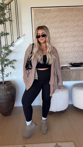 3 Pack High Waisted Leggings for Women- Full Length Capri Black Buttery Soft Tummy Control Yoga Pants for Workout Athletic4