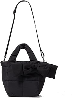 Bolsa de ombro acolchoada, moderna, acolchoada, para mulheres, bolsa bufante, bolsa mensageiro, bolsa de ombro acolchoada