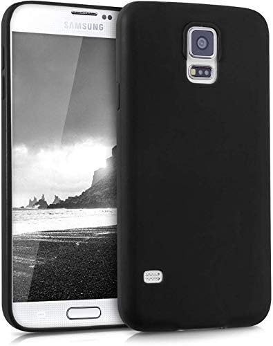 FitSmart Shockproof Matte TPU with Camera Protection Flexible Back Cover Case for Samsung Galaxy S5