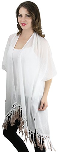 ToBeInStyle Women’s Oversized Cozy Airy Layering Versatile Kimono Scarf Cardigan3