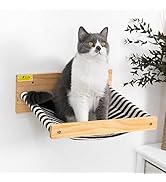 COZIWOW Cat Hammock Wall Mounted Cats Shelf Modern Beds and Perches Premium Kitty Furniture for S...