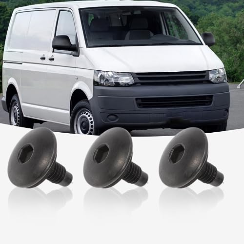 GNXfixt 6 Stück Dachabdeckungsschrauben für Transporter Vivaro ad WHT006148 Abdeckschrauben mit Dichtung