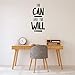 Produktbild prz0vprz0v Wall Decal, You can and You Will, Wall Quote, Wall Sticker, Vinyl Wall Decal, Inspirational Quote, Bedroom Decal, Bedroom Stickers, Quotes Vinyl Wall Art