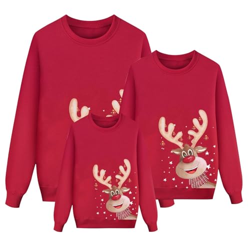 Pärchen Weihnachtspullover 31 Weihnachtspullover Familie Set Damen Herren Kinder Mädchen Lustig...