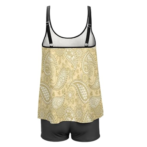 Tankini de gato con gafas para playa y piscina con culote cómodo 7