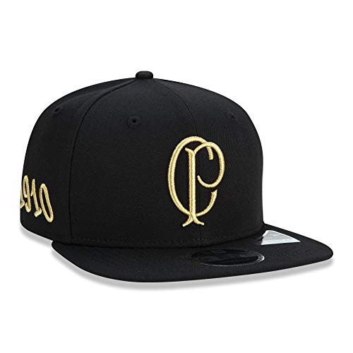 BONE 9FIFTY ORIGINAL FIT CORINTHIANS FUTEBOL ABA RETA SNAPBACK PRETO New Era
